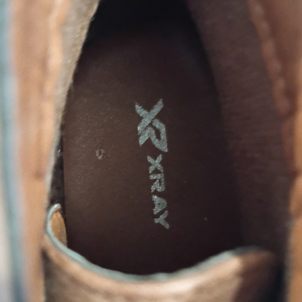 EUC Xray Chukka Faux Brown Ankle Boots Lace‎ Up Manmade Round Toe Boy's Size 13 - Picture 8 of 9